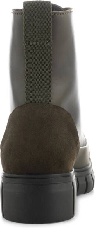 Shoe the Bear Rebel Veterschoen van leer Green Dames