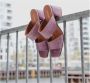 Shoe the Bear Runa muilezel leer Lavendel Croco Purple Dames - Thumbnail 4
