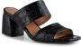 Shoe the Bear Runa mule leer Zwart Croco Black Dames - Thumbnail 6