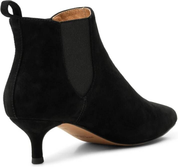 Shoe the Bear Saga Suède Chelsea Boot Zwart Dames