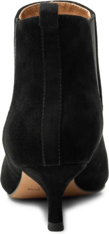 Shoe the Bear Saga Suède Chelsea Boot Zwart Dames