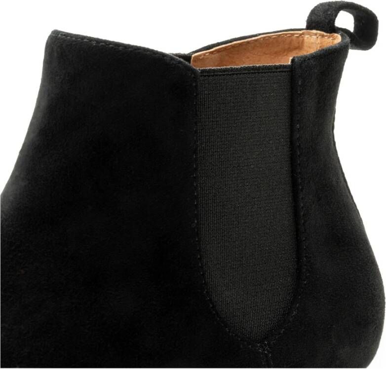 Shoe the Bear Saga Suède Chelsea Boot Zwart Dames