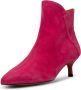 Shoe the Bear Fuchsia Suède Enkellaars Saga Pink Dames - Thumbnail 3