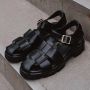 Shoe the Bear Alva Leren Sandalen Zwart Black Dames - Thumbnail 2