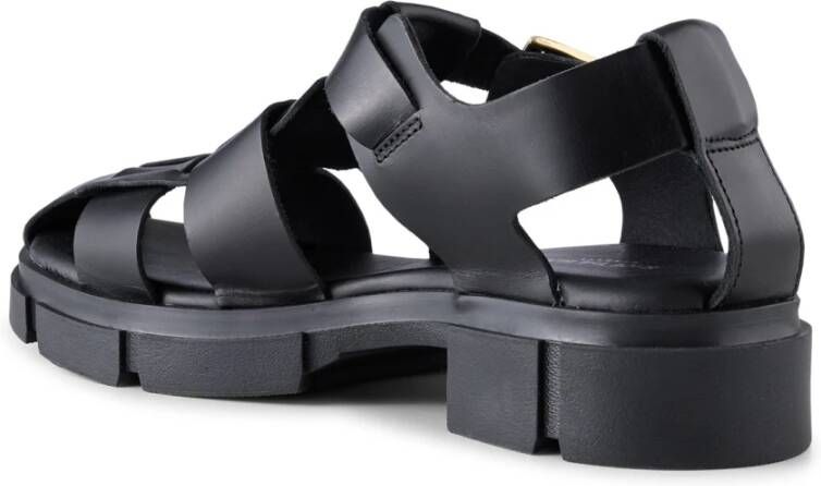 Shoe the Bear Alva Leren Sandalen Zwart Dames