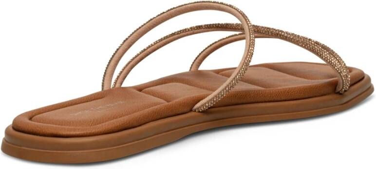 Shoe the Bear Glam Sandal Champagne Brown Dames