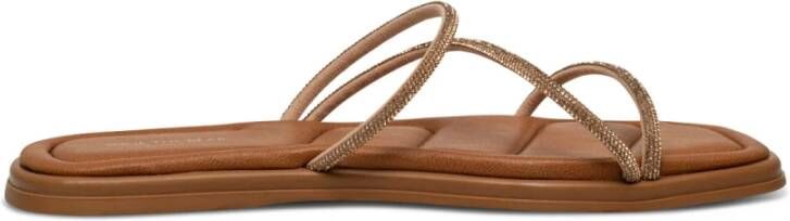 Shoe the Bear Glam Sandal Champagne Brown Dames
