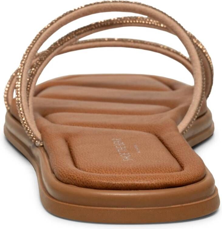 Shoe the Bear Selena Glam Sandal Champagne Brown Dames