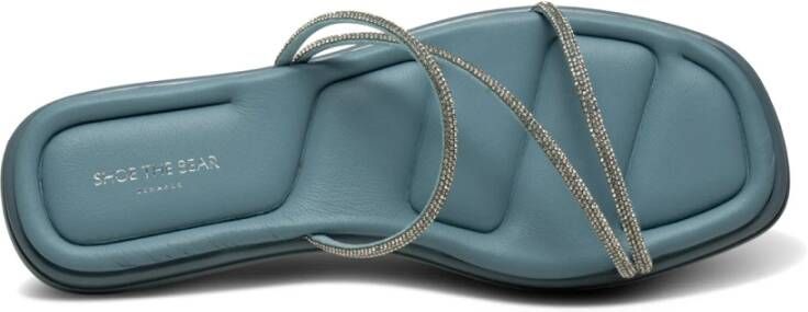 Shoe the Bear Selena Glam Sandal Italiaanse Elegantie Blue Dames