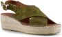 Shoe the Bear Orchid Suède Sleehak Moss Green Dames - Thumbnail 4