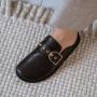 Shoe the Bear Studded leren instapmuil zwart Black Dames - Thumbnail 5