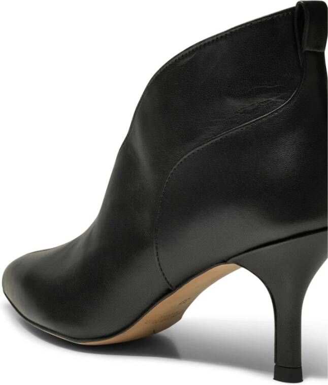 Shoe the Bear Moderne Leren Enkellaars Valentine Zwart Dames