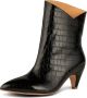Shoe the Bear Stijlvolle Croco Leren Laars Black Dames - Thumbnail 3