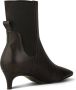 Shoe the Bear Stijlvolle leren enkellaars met elastische panelen Black Dames - Thumbnail 4