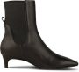 Shoe the Bear Stijlvolle leren enkellaars met elastische panelen Black Dames - Thumbnail 5