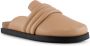 Shoe the Bear Stijlvolle Leren Klompen Beige Dames - Thumbnail 4