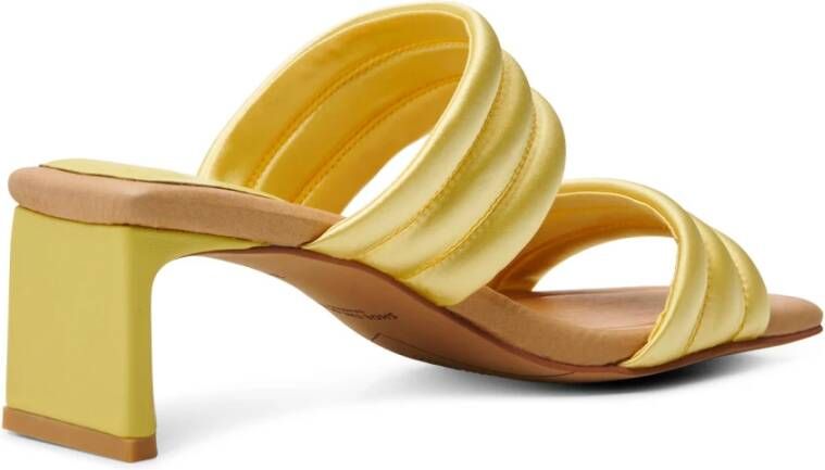 Shoe the Bear Sylvi hak textiel Butter Satin Yellow Dames
