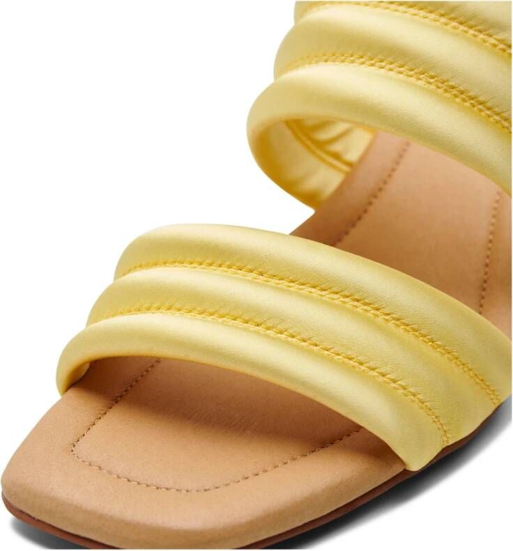 Shoe the Bear Sylvi hak textiel Butter Satin Yellow Dames