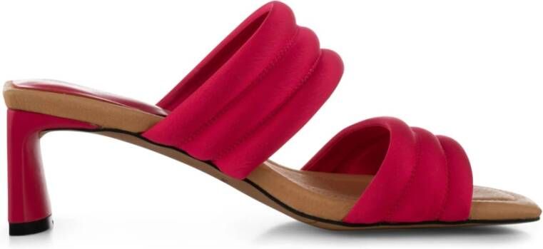 Shoe the Bear Sylvi Textiel Hak Lichtroze Satijn Roze Dames