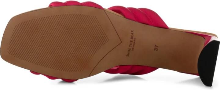 Shoe the Bear Sylvi Textiel Hak Lichtroze Satijn Roze Dames