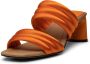 Shoe the Bear Textiele Hoge Hak Sandalen Sylvi Orange Dames - Thumbnail 2