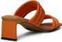 Shoe the Bear Textiele Hoge Hak Sandalen Sylvi Orange Dames - Thumbnail 3