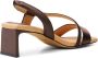 Shoe the Bear Sylvi Slingback Hoge Hak Sandalen Brown Dames - Thumbnail 4