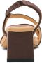 Shoe the Bear Sylvi Slingback Hoge Hak Sandalen Brown Dames - Thumbnail 8