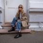 Shoe the Bear Thyra chelsea boot leer Zwart Black Dames - Thumbnail 5