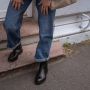 Shoe the Bear Thyra chelsea boot leer Zwart Black Dames - Thumbnail 6