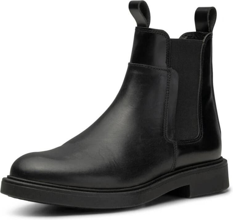 Shoe the Bear Thyra chelsea boot leer Zwart Black Dames
