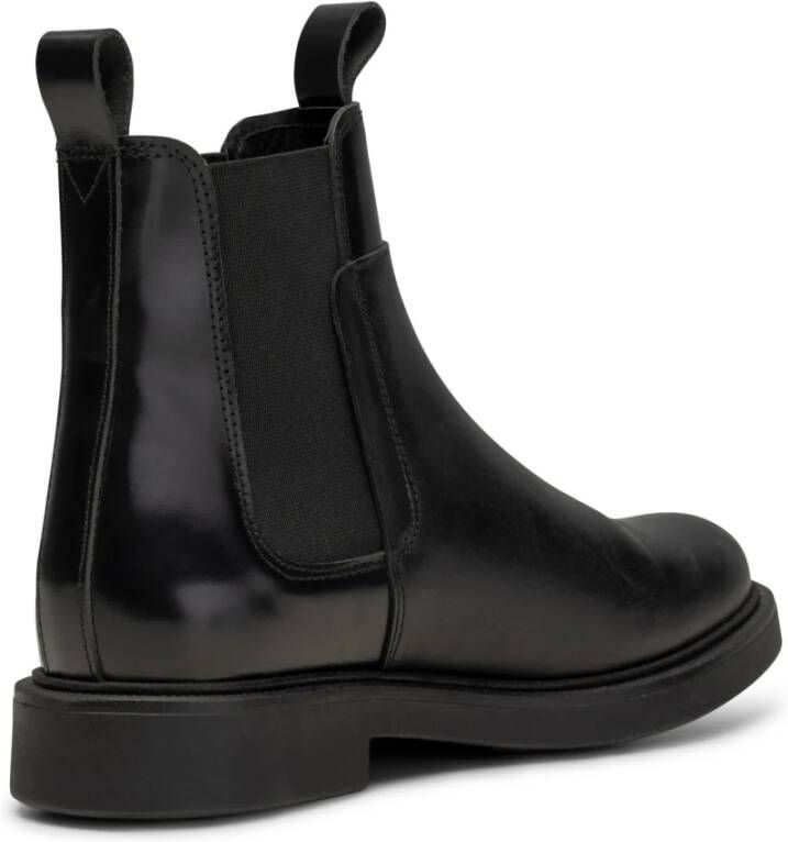 Shoe the Bear Thyra chelsea boot leer Zwart Black Dames