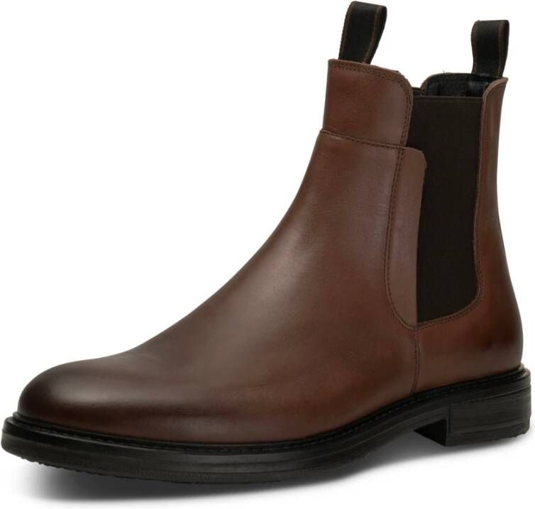 Shoe the Bear Tijdloze Leren Chelsea Boot Bruin Heren