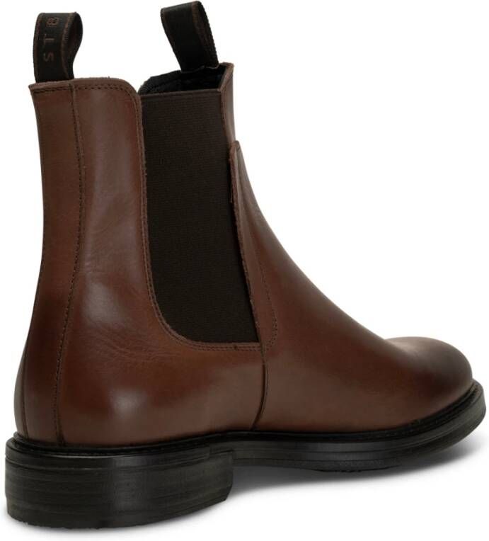 Shoe the Bear Tijdloze Leren Chelsea Boot Bruin Heren