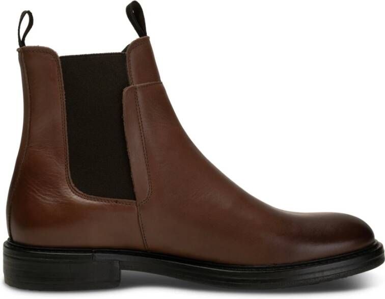 Shoe the Bear Tijdloze Leren Chelsea Boot Bruin Heren