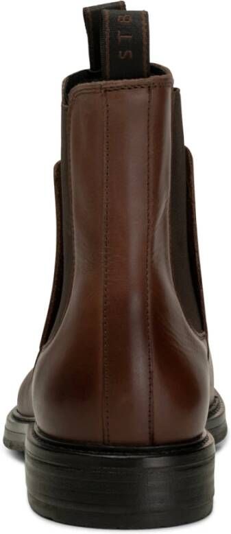 Shoe the Bear Tijdloze Leren Chelsea Boot Bruin Heren