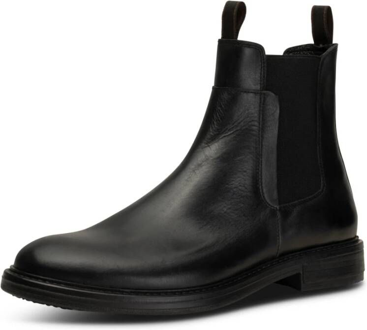 Shoe the Bear Tijdloze Leren Chelsea Boot Zwart Heren