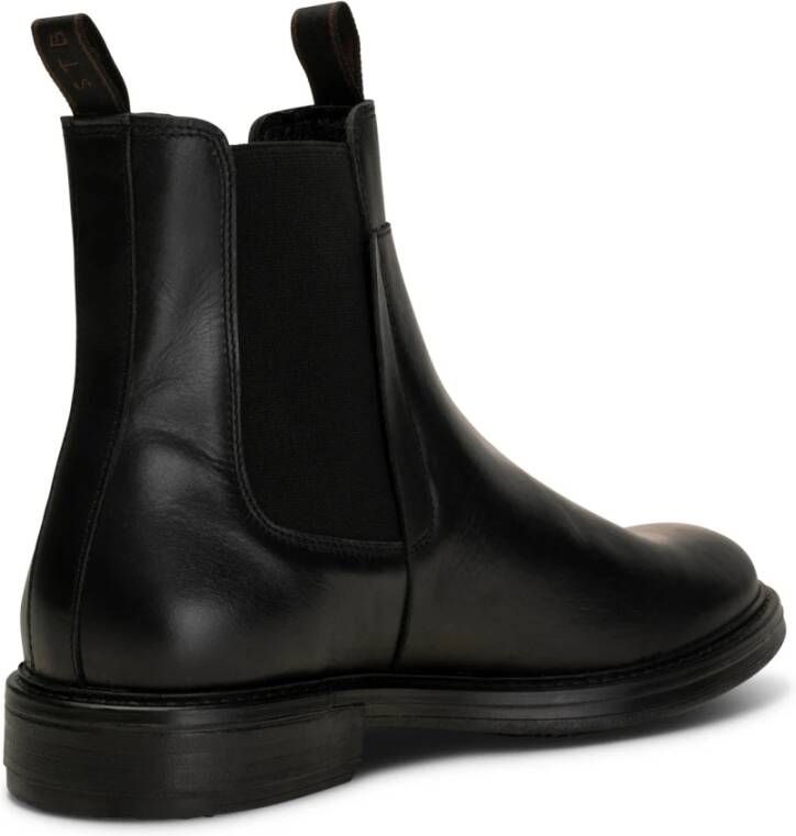 Shoe the Bear Tijdloze Leren Chelsea Boot Zwart Heren