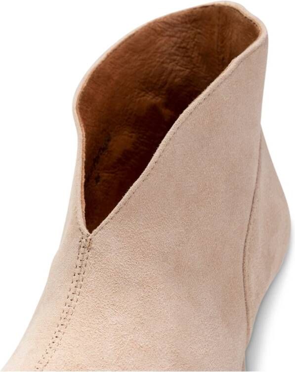 Shoe the Bear Valentijns Suède Enkellaarzen Beige Dames