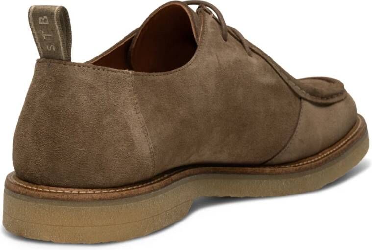 Shoe the Bear Waterafstotende Suede Wallabee Schoenen Brown Heren