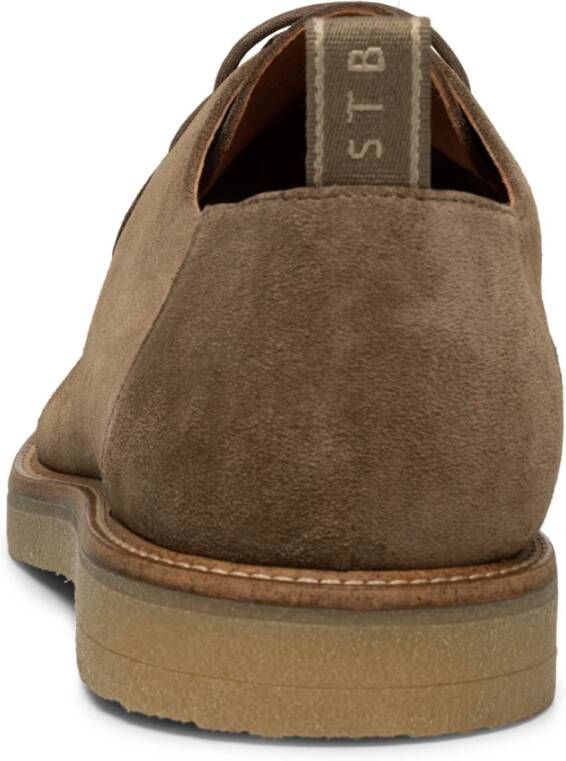 Shoe the Bear Waterafstotende Suede Wallabee Schoenen Brown Heren