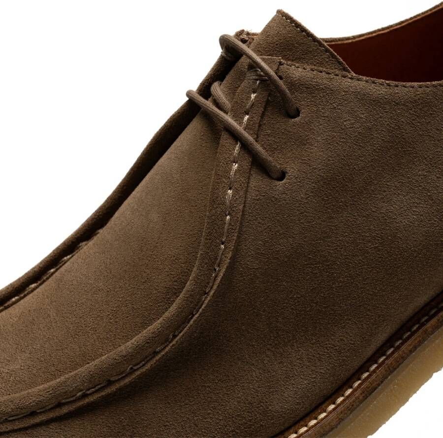 Shoe the Bear Waterafstotende Suede Wallabee Schoenen Brown Heren