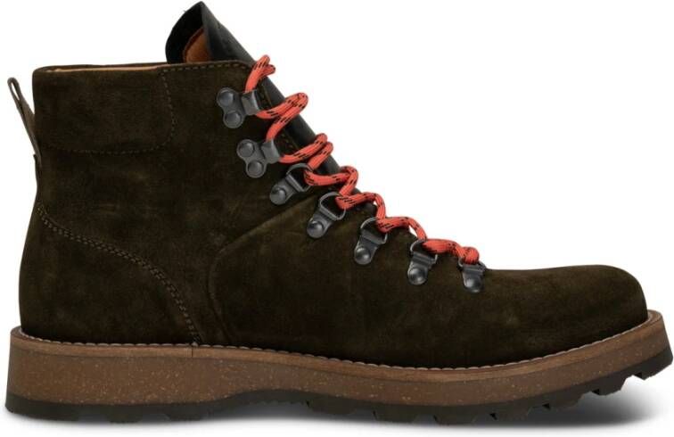 Shoe the Bear Waterafstotende Suède Wandelschoen Khaki Bruin Heren