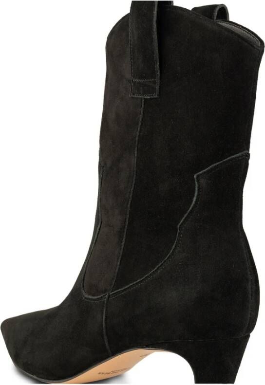 Shoe the Bear Wilde Western-geïnspireerde Suède Laarzen Black Dames