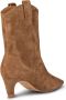 Shoe the Bear Wilde Western-geïnspireerde Suède Laarzen Brown Dames - Thumbnail 4