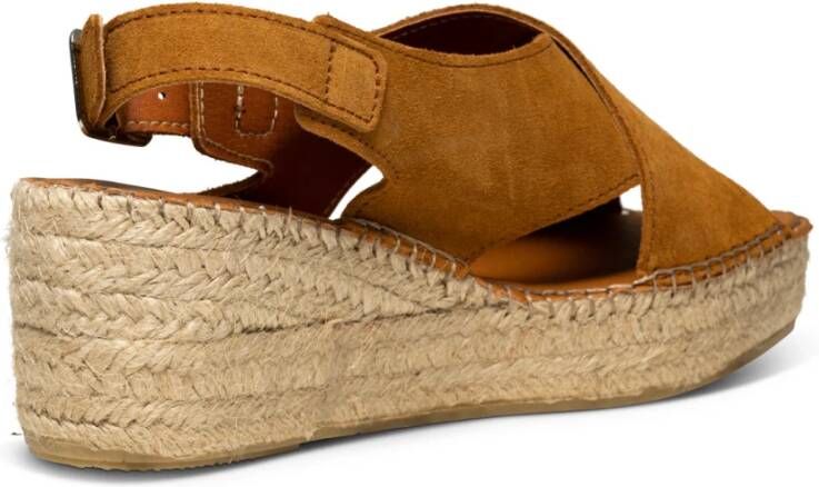Shoe the Bear Zomer Orchid Suède Sleehak Sandaal Beige Dames