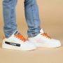 Shone Sportschoenen Kinderen 17122 019 white orange - Thumbnail 3