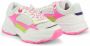 Shone Schoenen Sportschoenen 2007-001_GREY-FUCSIA Kinderen white hotpink - Thumbnail 2