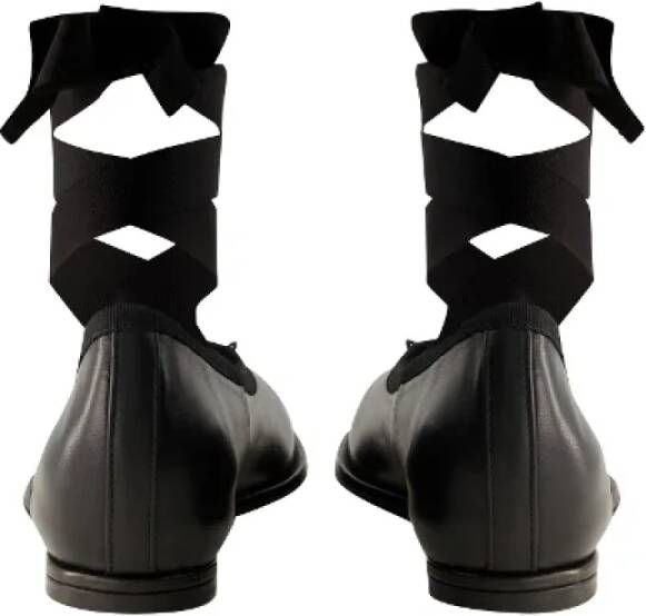 Simone Rocha Leather flats Black Dames