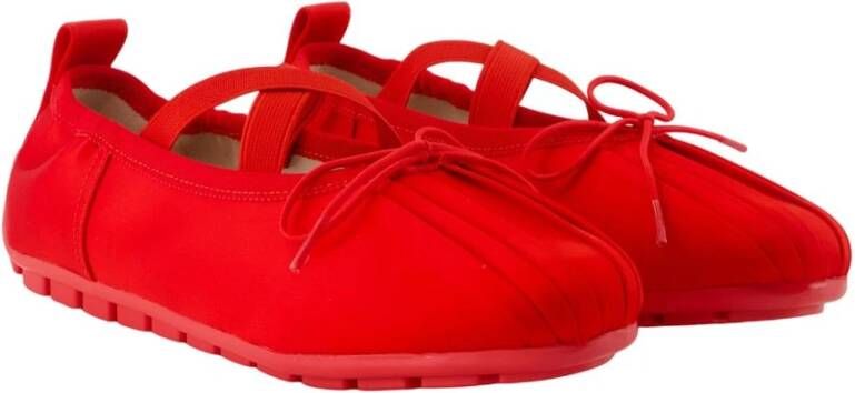 Simone Rocha Rode Ballerina Grip Synthetische Schoenen